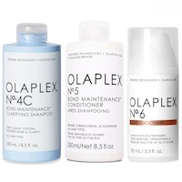 Olaplex N°4C + N°5 + N°6 Shampoo Clarificante + Acondicionador + Crema